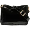Aimee Famous Leather Large Crossbody Bag In Black