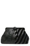 Aimee Full Circle X-large Clutch In Black