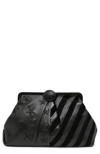 Aimee Full Circle X-large Clutch In Black