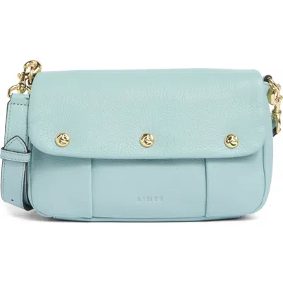 Aimee Kenmare Leather Crossbody Bag In Ocean Mist