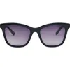 Aimee Kestenberg 54mm Gradient Square Sunglasses In Black
