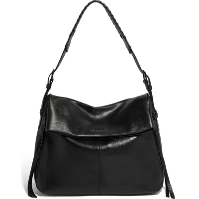 Aimee Kestenberg Bali Double Entry Bag In Black Shiny Black