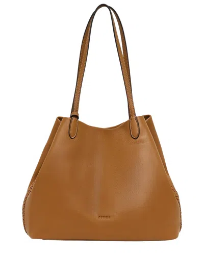 Aimee Kestenberg All For Love Convertible Leather Shopper In Brown