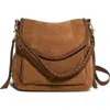 Aimee Kestenberg All For Love Convertible Leather Shoulder Bag In Brown