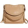 Aimee Kestenberg All For Love Convertible Leather Shoulder Bag In Camel