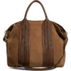 Aimee Kestenberg All For Love Convertible Top Zip Tote In Brown