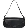 Aimee Kestenberg All For Love Leather Baguette Shoulder Bag In Black