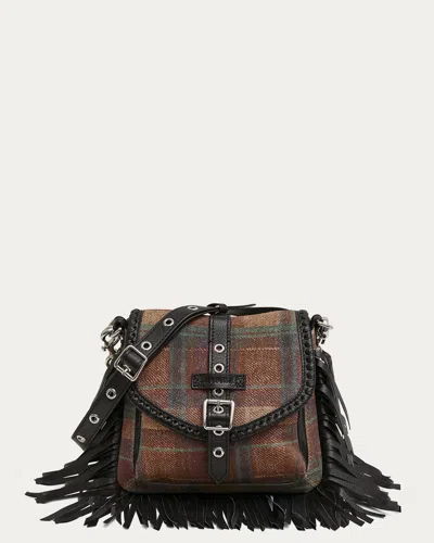 Aimee Kestenberg All For Love Novelty Mini Crossbody In Moto Plaid