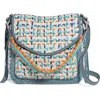 Aimee Kestenberg All For Love Woven Convertible Shoulder Bag In Blue Multi