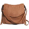 Aimee Kestenberg Women's All For Love Woven Convertible Shoulder Bag In Vachetta