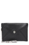 Aimee Kestenberg Ashley Leather Pouch In Black W/silver