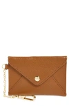Aimee Kestenberg Ashley Leather Pouch In Chestnut