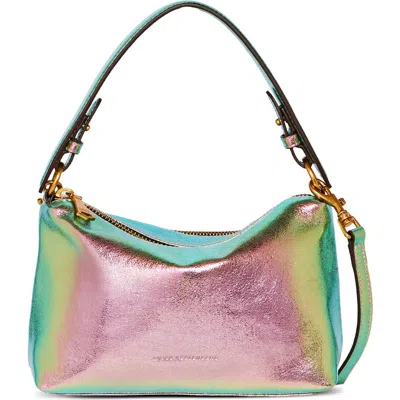 Aimee Kestenberg Ava Convertible Leather Shoulder Bag In Mystic Iridescent
