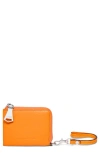 Aimee Kestenberg Ava Leather Wristlet Wallet In Tangy