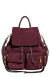 Aimee Kestenberg Away We Go Backpack In Burgundy