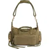 Aimee Kestenberg Away We Go Leather Satchel In Kelp Suede