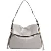 Aimee Kestenberg Bali Double Entry Bag In Elephant Grey