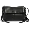 Aimee Kestenberg Bali Leather Crossbody Bag In Black W/black