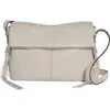 Aimee Kestenberg Bali Leather Crossbody Bag In Bone