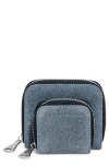 Aimee Kestenberg Bowery Double Zip Wallet In Blue