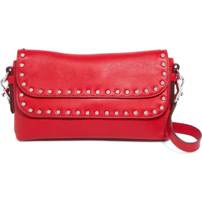 Aimee Kestenberg Bowery Studded Flap Leather Crossbody Bag