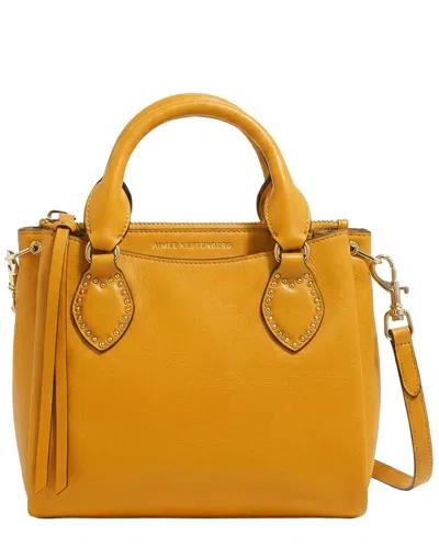 Aimee Kestenberg Classified Leather Mini Satchel In Yellow