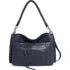 Aimee Kestenberg Complete Me Leather Shoulder Bag In Ink Blue