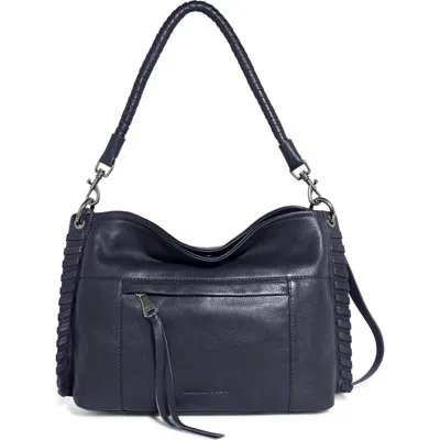 Aimee Kestenberg Complete Me Leather Shoulder Bag In Ink Blue