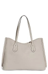 Aimee Kestenberg Complete Me Leather Tote In Bone