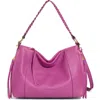 Aimee Kestenberg Convertible Leather Shoulder Bag In Orchid