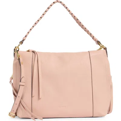 Aimee Kestenberg Convertible Leather Shoulder Bag In Pink