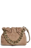 Aimee Kestenberg Convertible Top Handle Bag In Vachetta Suede