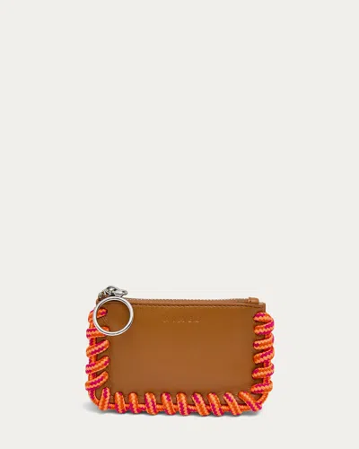Aimee Kestenberg Cord Zip Pouch In Brown