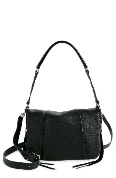 Aimee Kestenberg Corfu Convertible Shoulder Bag In Black With Silver