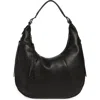 Aimee Kestenberg Corfu Pleated Hobo Bag In Black W/silver