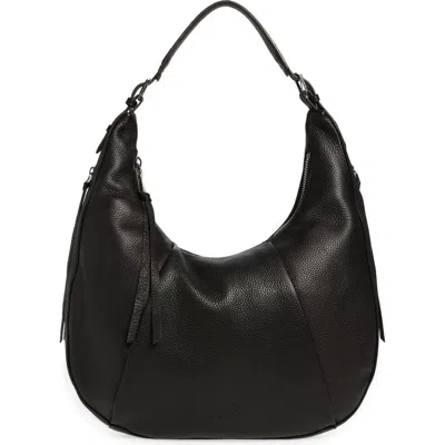 Aimee Kestenberg Corfu Pleated Hobo Bag In Black W/silver