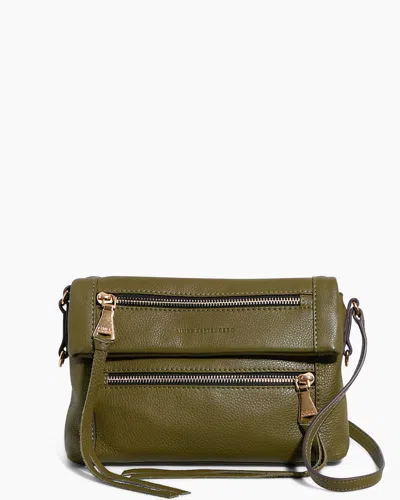 Aimee Kestenberg Crosstown Double Entry Crossbody In Green