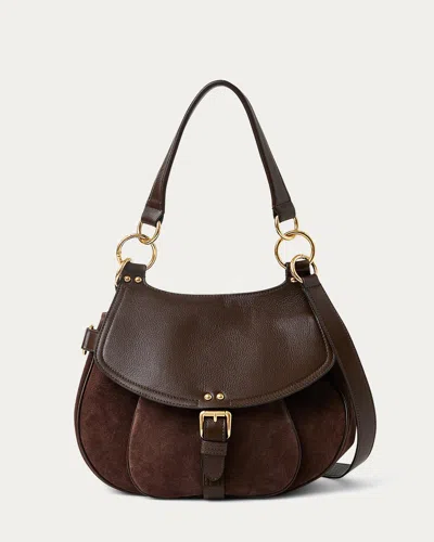 Aimee Kestenberg Dash Convertible Crossbody In Fudge Suede