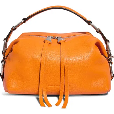 Aimee Kestenberg Dumpling Leather Top Handle Bag In Tangy