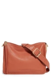 Aimee Kestenberg Famous Leather Large Crossbody Bag In Apricot