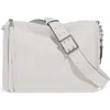 Aimee Kestenberg Famous Leather Large Crossbody Bag In Vanilla Ice W/shiny