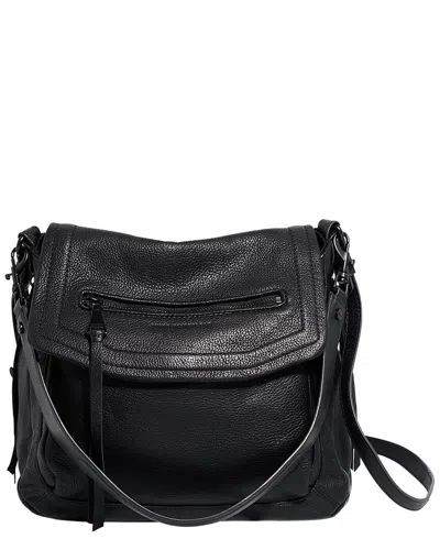 Aimee Kestenberg Fifth Ave Convertible Leather Shoulder Bag In Animal Print