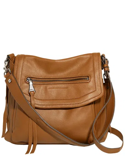 Aimee Kestenberg Fifth Ave Convertible Leather Shoulder Bag In Brown