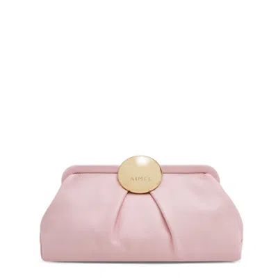 Aimee Kestenberg Full Circle Clutch In Pink