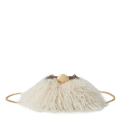 Aimee Kestenberg Full Circle Micro Frame Chain Crossbody In Neutral
