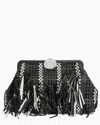 Aimee Kestenberg Full Circle Novelty Xl Clutch In Black