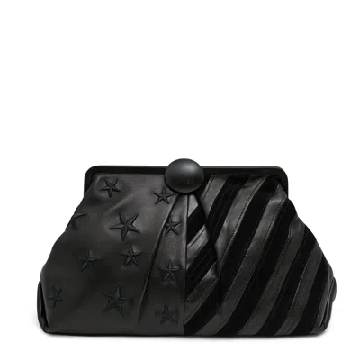 Aimee Kestenberg Full Circle Novelty Xl Clutch In Black