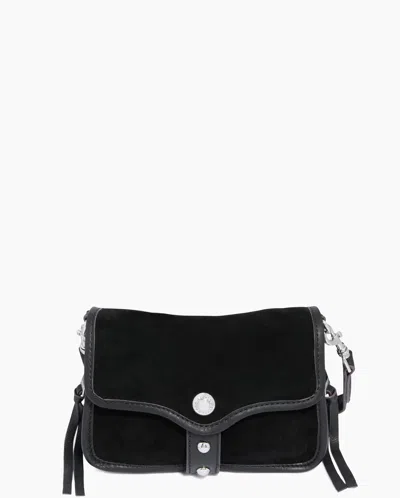 Aimee Kestenberg Great Escape Mini Crossbody In Black Suede