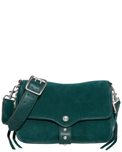 Aimee Kestenberg Great Escape Suede Crossbody In Green