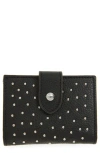 Aimee Kestenberg Highland Bifold Leather Card Case In Scattered Studs